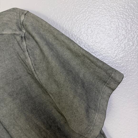 John Varvatos Polo Shirt Mens Small Cotton Short Sleeve Cement Casual Button - Picture 4 of 8